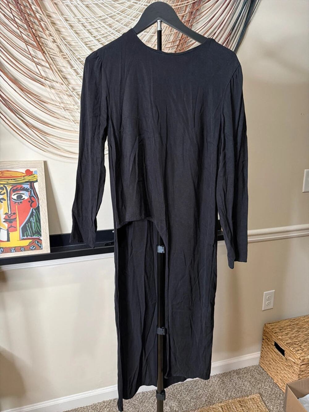 Maven West asymmetric long sleeve top S 2308